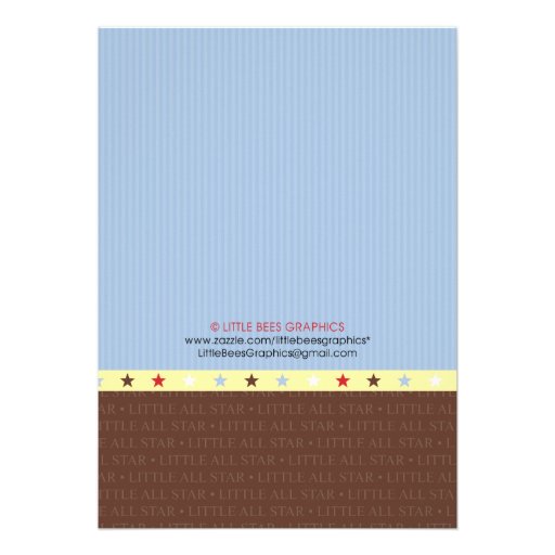 Jungle Sports Monkey Baby Shower Invitation