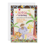 Jungle Theme/Personalized Party/photo/DIY color invitations