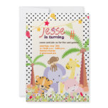 Jungle Theme/Personalized Party/photo invitations