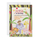 Jungle Theme/Personalized Party/photo invitations