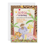 Jungle Theme/Personalized Party/photo invitations