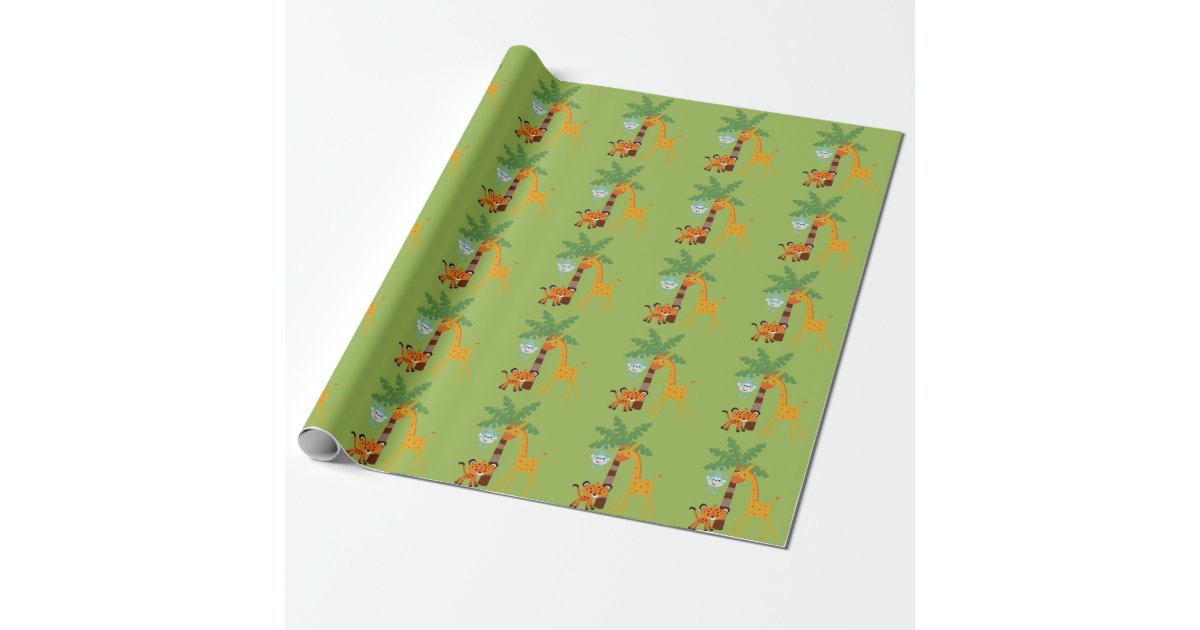 Jungle Wrapping Paper Zazzle
