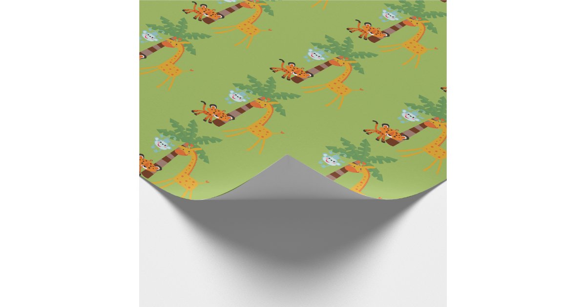 Jungle Wrapping Paper Zazzle