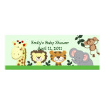 JUNGLE ZOO PARTY Customizable Birthday Banner Print