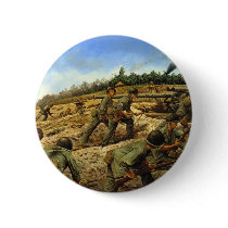 Jungleers on Biak by Keith Rocco Pinback Button