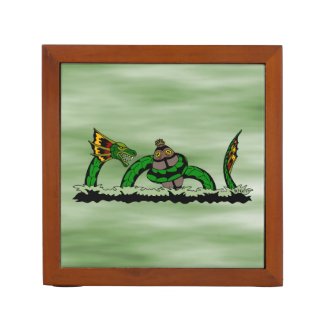 Jungun Catching a Quibbib Desk Organizer