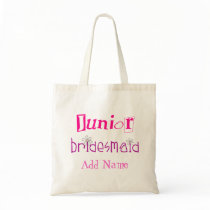 Junior Bridesmaid Canvas Bags