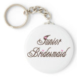 Junior Bridesmaid Classy Browns keychains