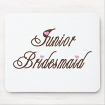 Junior Bridesmaid Classy Browns mousepads by weddingsareus Junior Bridesmaid Classy Browns mousepads