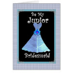 Junior Bridesmaid Customizable Greeting Card cards