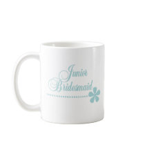 Junior Bridesmaid Teal Elegance Coffee Mug
