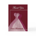 Junior Bridesmaid Wedding THANK YOU cards