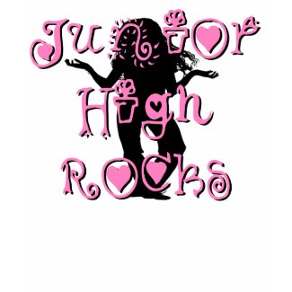 Junior High Rocks - Hearts Flowers shirt