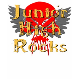 Junior High Rocks - Skull Wings shirt