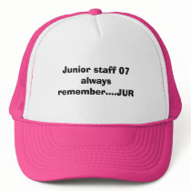 Junior staff 07 always remember....JUR hats by asheridan7297 Junior staff 07 always remember....JUR hats