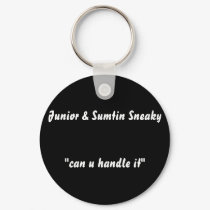Junior & Sumtin Sneaky keychains by tassinr76 Junior & Sumtin Sneaky keychains