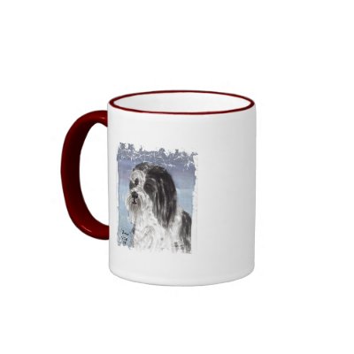 Junior the Bearded Collie Mug by pidgiefund