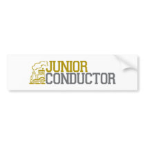 Junior Train Conductor bumper stickers
