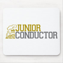 Junior Train Conductor mousepads