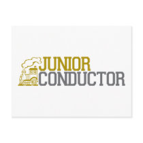 Junior Train Conductor postcards