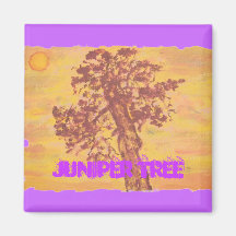 juniper tree art magnets