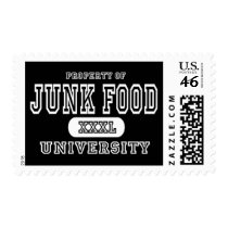 Junk Food University Dark Postage Stamp