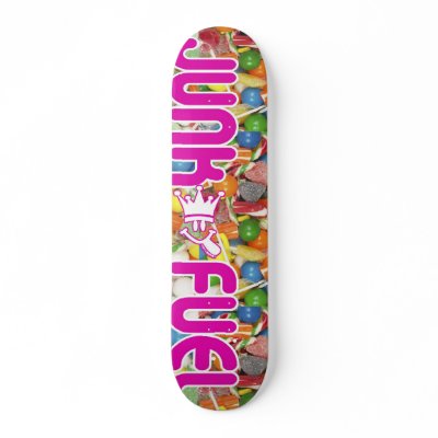 JUNK FUEL CANDY GALORE CUSTOM SKATE BOARD by feliciasnash222