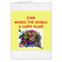 junk greeting cards