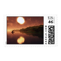 Junk In The Water Postage Stamps