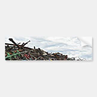 Junk Yard Scrap Metal At Depot Car Bumper Sticker junk yard scrap metal at depot car bumper sticker