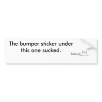 Junkhouse Entertainment bumper sticker bumper stickers