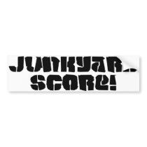 Junkyard Score bumper stickers