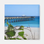 Juno Beach Pier Fridge Magnet