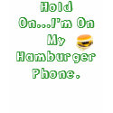 JUNO Hamburger Phone. t-shirts