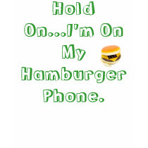 JUNO Hamburger Phone. t-shirts