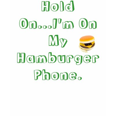 JUNO Hamburger Phone. T Shirts by hendrkyl
