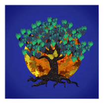 Juno's Night Print by Jaenne Juno's Night Print