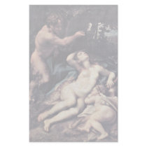 Jupiter And Antiope By Correggio Stationery Design