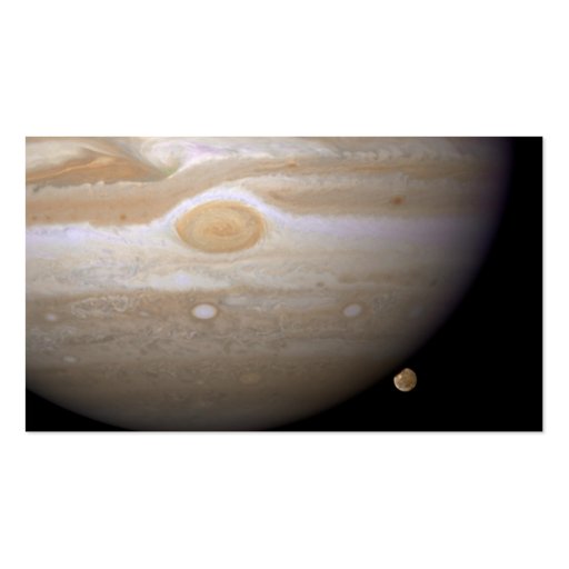 Jupiter and Ganymede Business Card Template (back side)
