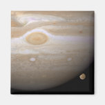 Jupiter and Ganymede Refrigerator Magnet