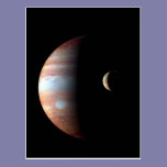 Jupiter and Io Post Card