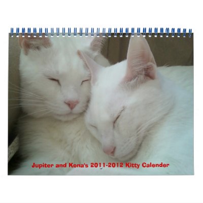 Jupiter and Kona's 2011-2012 Kitty Calender Calendar Jupiter and Kona's 2011-2012 Kitty Calender Calendar