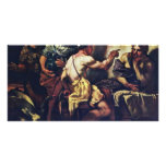 Jupiter And Mercury With Philemon And Baucis By Lo Photo Card