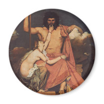 Jupiter and Thetis Fridge Magnets