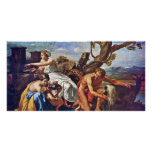 Jupiter As A Child, Nurtured By The Goat Amalthea Custom Photo Card
