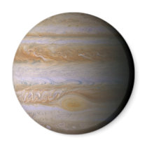 Jupiter as seen by the space probe Cassini Refrigerator Magnet