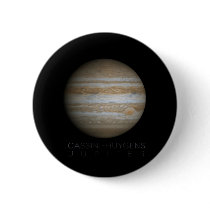 Jupiter - Cassini–Huygens Pinback Buttons