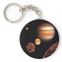 Jupiter Galilean Moons Space & Astronomy Gifts Keychains