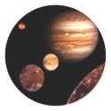 Jupiter Galilean Moons Space & Astronomy Gifts stickers
