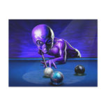 Jupiter In Side Pocket! Alien Postcard